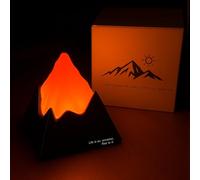 NesveCit Rechargeable Volcano Night Light for Bedroom, Bedside Table Lamp 3 Level Dimmable Warm White Nightlight 2000mAh Up to 35H with 0.5H Timer Bedroom Decor Gift for Teens Boys Girls