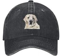 NESYUFF Baseball Cap Snapback Sun Hat Hat Unisex Cold Protection Cream English Golden Retriever Baseball Cap Snapback Cap Black Rave Hats for for Women and Men for Men Women