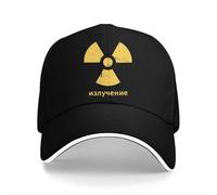 NESYUFF Baseball Cap Snapback Sun Hat hat with Symbol for Men Cap with Radioactive Visor Retro Soviet Union Custom Visor Protective Hats for Men Women Multicoloured