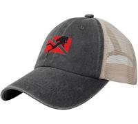 NESYUFF Baseball Cap Snapback Sun Hat Scuba Diver Flag Baseball Cap Military Cap Man Cute Sunhat Caps for Men Women's for Men Women Multicoloured