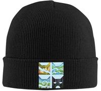NESYUFF Baseball Cap Snapback Sun Hat Warm Knit hat with Warrior Cats of The Four Warriors Fashion hat for Autumn and Winter Outdoor Hats Hats for Adults Unisex for Men Women Multicoloured