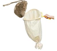 Net Bee Catcher Net - Swarm Trap Bee Catcher Trap, Portable Beekeeping Net for Outdoor Bee Collection, Telescopic Pole Bee Swarm Catcher, Lightweight Bee Recruit Tool, Durable Swarm - Capture - Ne