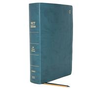 NET Bible, Full-notes Edition, Leathersoft, Teal, Thumb Indexed, Comfort Print: Holy Bible