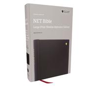 NET Bible, Large Print Thinline with Cross References, Hardcover, Comfort Print