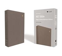 NET Bible, Single-Column Reference, Cloth over Board, Gray, Comfort Print: Holy Bible