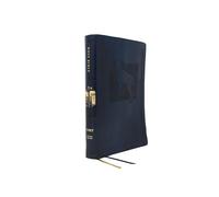 NET Bible, Thinline Art Edition, Large Print, Leathersoft, Blue, Comfort Print: Holy Bible