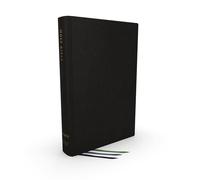 NET Bible, Thinline Large Print, Genuine Leather, Black, Comfort Print: Holy Bible