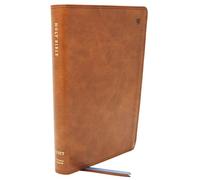 NET Bible, Thinline Large Print, Leathersoft, Brown, Comfort Print: Holy Bible