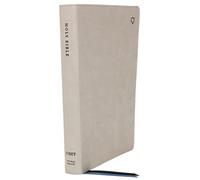 NET Bible, Thinline Large Print, Leathersoft, Stone, Comfort Print: Holy Bible