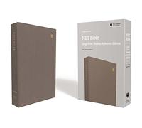 NET Bible, Thinline Reference, Large Print, Cloth over Board, Gray, Comfort Print: Holy Bible