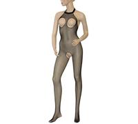 NO:XQSE - Bust-Lifting Sexy Black Jumpsuit (S-L)
