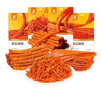 Net celebrity Latiao spicy slice spicy silk spicy stick gluten 72g,leisure snacks spicy,instant snacks,delicious Chinese characteristic snacks,Spicy and sweet spicy latiao (8bags)