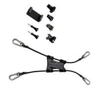 Net Chain Link Phone Holder Fence Mount for Action Camera Stand Tree Rod Mount Adjustable Sport Camera Holder