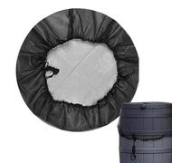 Net Cover for Rain Butt Net Cover for Water Butt Water Storage Barrel Cover Adjustable Drawstring Water Collection Bucket Cover Fits Most