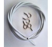 Net Curtain Wire and Fixings Set - 3 Feet
