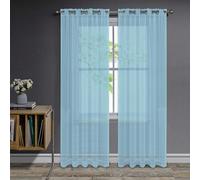 Net Curtains - 52x95 Inch Royal Blue