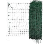 Kerbl Hobbyfarming Geflügelnetz 50 mtr., 106 cm Doppelspitze, grün, ohne Strom