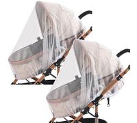 Net for Pram - Pram Cover - 2 x Breathable Lightweight Portable Sun Protection for Camping Walking Children's Room Crib Pram Travel Backpack Hiking Balcony Use