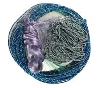 Net Gillnet 1.8m Fishnet 3 Layer Fishing Net L25m Network 25mm-60mm Mesh Gear Stick Hanging Single Netting(30mm mesh,Single layer)