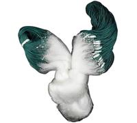 Net Gillnet 3 Layers Fishing Net Fish Gill With Floats 25/40/80m Length 1.2/1.5/2m Depth Nylon Sinking Trap Network Sticky(2.0mX80m 6 finger)