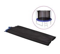 vidaXL Safety Net PE Black for 3.05m Round Trampoline Kids Play Enclosure Mesh