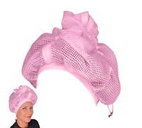 Net Plopping Cap for Curly Hair, Net Plopping Cap, Adjustable Mesh Plopping Cap, Hair Wrap for Drying Curly Hair for Women and Girls