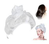 Net Plopping Cap for Curly Hair, Net Plopping Cap, Adjustable Mesh Plopping Cap, Hair Wrap for Drying Curly Hair for Women and Girls