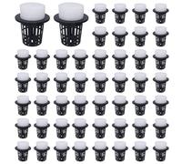 Net Pots - Hydroponic Baskets | 50 Pieces of Plant Baskets for Strawberries, Orchids, Tomatoes, Lettuce, Vegetables, Growing All Year, Indoor Garden and Germination