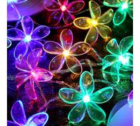 Net String Lights Flower String 3M/10FT 20LEDs Battery Operated Hanging Morning Glory Decorative Fairy Light for Home Bedroom Garden(Color,1.5m 10led)