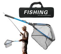 Net with Handle - Telescopic Equipment with Aluminum Alloy | Nets Equipment | for Boyfriend Husband Father Thanksgiving Christmas Valentine's Day Chinese Boats Kayaks Canoes Creeks Rivers