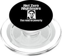 Net Zero Nightmare - The road to poverty. PopSockets PopGrip for MagSafe
