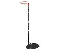 NET1 Netball | Premium Height Adjustable Full Size Regulation Height Netball Net System | Durable Solid Steel Hoop | Padded Stand | Portable