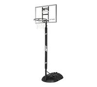 NET1 | Premium Basketball Backboard & Net System For Kids | Ultra Durable 15" Solid Steel Hoop | Wall-mounted or Portable Height Adjustable | Padded Pole