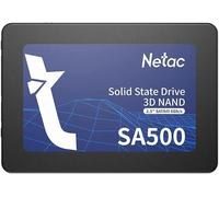 Netac 128GB SA500 SSD, 2.5", SATA3, 3D TLC NAND, R/W 500/400 MB/s, 7mm