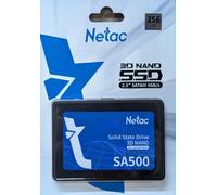 Netac SA500 (NT01SA500-256-S3X) 256GB 2.5 Inch SSD, Sata 3 Interface, Read 520MB/s, Write 450MB/s, 3 Year Warranty