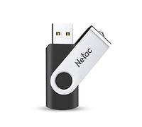 Netac 64GB USB 3.2 Flash Drive, High Speed Swivel Design Memory Stick,Up to 90/30 MB/s(R/W) Pen Drive, Thumb Drive for Data Storage, Zip Drive and jump Drive with LED Light