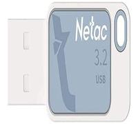 Netac 64GB USB 3.2 Memory Pen, UA31, Software Encryption, Key Ring, Sky Blue