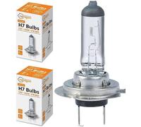 Netagon 2 x H7 Bulbs (477/499) 12v 55W PX26d Car headlight Halogen Bulb New Boxed Single For Mazda 3 Cars
