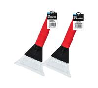 Netagon 2 X Luxury Premium Car Windows Ice Scrapers - Ice & Snow Scraper - Cold Window Frosty Mornings