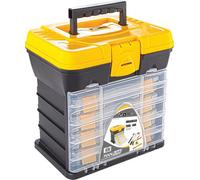Netagon 4 Draw Organiser And 56 Handy Removable Storage Compartments Tool Box