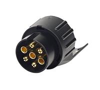 Netagon 7-PIN to 13-PIN Towing Adaptor for Trailer, Caravan & Bike Racks - Trailer Plug Adapter 12V Waterproof Electric Adaptors Socket Converter Connector