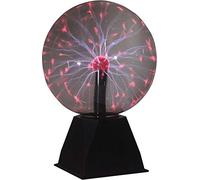 Netagon 8 inch Retro Lightning Effect Contact Sensitive Round Lava Light Globe Lamp Plasma Ball (Round)