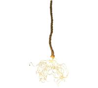 Netagon Battery Operated Hemp Rope Light with Branch in Brown Netagon Brown