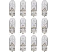 Netagon Car Automotive 501 W5W Bulb Capless 12V 5W W2.1x9.5D - Pack of 10 Side Lights, Number Plate, Interior and Garden Bulbs