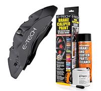 Netagon Car Brake Caliper Quick Drying High Performance Temperature Rating 220 C Paint Kit Set (Dark Graphite Grey)