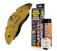 Netagon Car Brake Caliper Quick Drying High Performance Temperature Rating 220 C Paint Kit Set (Gold)