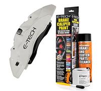 Netagon Car Brake Caliper Quick Drying High Performance Temperature Rating 220 C Paint Kit Set (White)