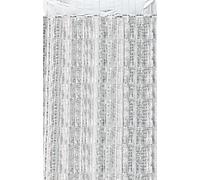 Netagon Cheetah Metallic Party Event Backdrop Tinsel Curtain 3M X 1M Silver