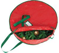 Netagon Christmas Tree Wrapping Papers Wreath Decorations Bauble Box Storage Bags Xmas Organiser Holder (Wreath Storage Bag)