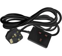 Netagon Eagle Single Gang 13A Extension Lead 5M- Black